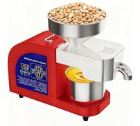 KPOUYYDS Presse à Huile Commerciale, extracteur d'huile avec régulateur de température Intelligent, Presse à Chaud et à Froid, extracteur d'huile électrique amélioré pour la Production X10