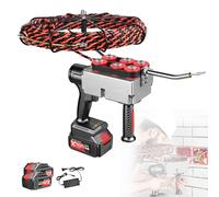 KPOUYYDS Tire-câble pour électricien, Dispositif de Passage de câbles encastré, Tire-câble électrique Mural avec câble d'alimentation de 15 m, Tire-câble électrique sans Fil 1Battery-25000mah