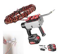 KPOUYYDS Tire-câbles électrique sans Fil, Machine à Enfiler Les câbles pour électricien, Machine à Tirer Les câbles Automatique, Outil de tirage de câbles 40 m/Min 2Battery-37500mah