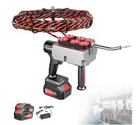 KPOUYYDS Tirette de tirage sans Fil, Outil Professionnel de Passage de câbles, Machine à Enfiler Les câbles, Moteur sans balais câble d'alimentation de 15m pour Le Passage de câbles 1Battery-25000mah