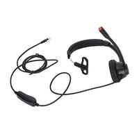 KPOYTWRDN Casque téléphonique monaural avec Prise RJ9, Casque pour Centre d’appels Professionnels, Micro à réduction de Bruit HD avec contrôle du Volume et Fonction muet pour Le Service clie