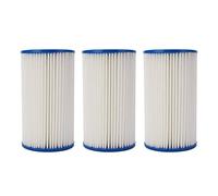 KPOYTWRDN Lot de 3 Cartouches filtrantes de Type B, kit de Cartouches filtrantes pour Piscine, éléments de Pompe de Construction en trèfle avec Tissu Polyester Robuste, pour Piscine Spa,