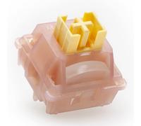 KPREPUBLIC Outemu Silent Peach V3 Commutateur linéaire tactile citron vert pour clavier mécanique POM PA66 lubrifié d'usine (OTM V3 Silent Peach LightGuide Switch x70)