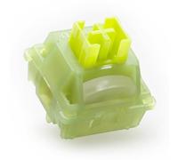 KPREPUBLIC Outemu Silent Peach V3 Commutateur silencieux Lemon V3 Interrupteur linéaire tactile citron vert pour clavier mécanique POM PA66 lubrifié d'usine (OTM V3 Silent Lemon LightGuide Switch x35)