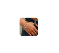 Kprusoian Bracelet manchette épais doré pour femme, bracelet bohème torsadé multicouche avec fil croix, style punk, large ouvert, 2inches, Lot de 2, Pas de gemme