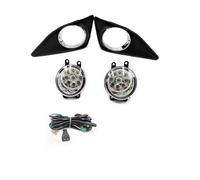 Kpuwers automobile 1 Jeu De Phares Antibrouillard À LED Pour Toyota Pour Corolla 2008-2010 Cache Grille Et Cadre Phare Anti-brouillard(9LED set)
