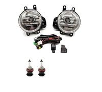 Kpuwers automobile Phare Antibrouillard LED Pour Toyota Pour RAV4 2016-2018 Câble Interrupteur Grille Cache Cadre Phare Anti-brouillard(Halogen lamp wires)