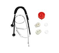 Kpuwers Régulateur Vitre Kit de réparation de lève-vitre arrière gauche pour Megane II Cabriolet