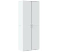 KPWENFBSL Armoire haute en bois blanc 70 x 35 x 180 cm
