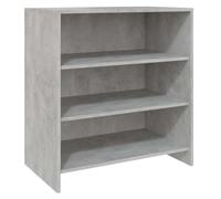 KPWENFBSL Buffet gris béton 70 x 40,5 x 75 cm Armoire d'appoint en bois