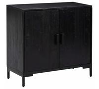 KPWENFBSL Buffet noir 75 x 35 x 70 cm en pin massif