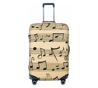 KPXXAQT Housse de protection universelle extensible pour valise, voyage d'affaires, notes de musique, Noir , M, Bagage à main