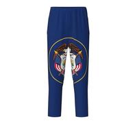 KPXXAQT Pantalon confortable avec imprimé drapeau de l'Utah pour dormir et se détendre, Noir , XS(5-6)