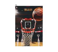 KPXXAQT Serviette de basket-ball élégante pour le golf, multi-usages, sports, plage, activités de plein air