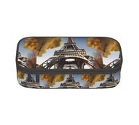 KPXXAQT Trousse à crayons grande capacité avec imprimé Tour Eiffel Paris - Pour l'école, l'université, les voyages, les étudiants, les adolescents et les adultes