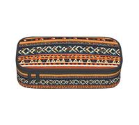 KPXXAQT Trousse à crayons grande capacité avec motifs nationaux africains pour l'école, l'université, les voyages, les étudiants, les adolescents et les adultes