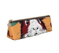 KPXXAQT Trousse à crayons tendance avec motif cochon d'Inde - Grande capacité - Pour l'école, les voyages, la salle de classe, le bureau