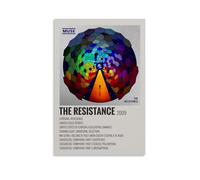KPYHLXZE Poster de musique The Resistance (muse) - Impression sur toile - Décoration murale moderne pour chambre à coucher - 20 x 30 cm