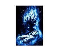 KPYHLXZE Poster décoratif sur toile Vegeta Super Saiyan - Impression d'art moderne pour chambre à coucher - 30 x 45 cm