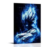KPYHLXZE Poster décoratif sur toile Vegeta Super Saiyan - Impression d'art moderne pour chambre à coucher - 30 x 45 cm