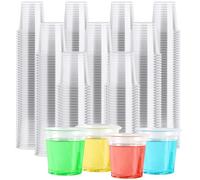 KPYZLBD Lot de 400 verres à liqueur en plastique - 2 cl/20 ml - Réutilisables - Pour les fêtes, les festivals ou diverses activités