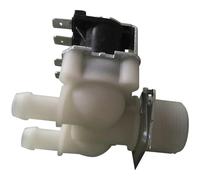 KQCELQMKQ Washing Machine Solenoid Valve Water Valve One in Two Out Parallel Double Valve DC12V/24V AC110/220V(DC12V)(DC12V)