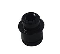 Kqcibz Adaptateur de moyeu de vélo 12 mm vers axe traversant M9 à dégagement rapide avant et arrière - Noir