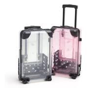KQDRAVINE 2 Mini valises Emballage Cadeau d'argent pour Mariage, Tirelire pour Les Vacances, Mini Valise Cadeau 13,5 x 8,5 x 5 cm, Support pour téléphone Portable Petite boîte de Rangement