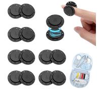 KQDRAVINE 6 paires de bouton pression aimanté, aimant a coudre fermoir sac, accessoires de couture pour fermeture de sacs, kit de fermeture magnétique avec kit de couture pour vêtements DIY (26 mm)