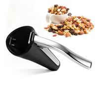 KQDRAVINE Casse Noix avec Récipient, Casse Noix en Métal à Levier, Casse Noix pour Noix Noisettes Châtaignes, Casse Noix Ergonomique pour Adultes et Enfants