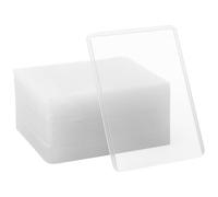 KQDRAVINE Toploader 3x4 Pouces, Lot de 30 Protèges-Cartes Rigides Transparentes, TCG Sleeves Premium pour Cartes à Collectionner et Trading Cards, Anti-scratch,Ultra Claires et Durables