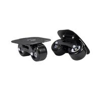 KQFCAZRE 1 Paire de Plaques de Splitting, Patins de Route de Splitting sur Un Cadeau Professionnel Portable avec Roues Antidérapantes pour Sports de Glisse, Roue Noire
