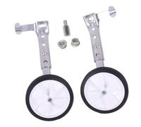 KQFCAZRE 1 Paire de Stabilisateurs Réglables pour Vélo Enfant, Robustes et Adaptés Aux Petites Filles, pour Le Vélo en Intérieur, Argent