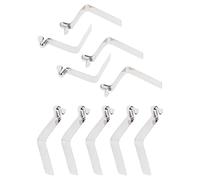 KQFCAZRE 10 Clips de Fixation à Ressort pour Arceau de Tente, Verrouillage de Tube, Bouton-Poussoir, Goupille Simple