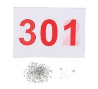 KQFCAZRE 100 Dossards de Course pour Athlètes avec étiquettes Numérotées pour Les épreuves, 301 à 400