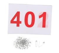 KQFCAZRE 100 Dossards de Course pour Athlètes avec étiquettes Numérotées pour Les épreuves, 401 à 500