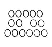 KQFCAZRE 15 Pièces Joint de Boîtier de Pédalier pour Vélo Entretoise de Manivelle Rondelle pour Cassette Cale Aluminium Matériau Résistant Démontage Simple Ada, 24MM T1 T2 T3MM