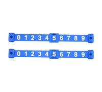 KQFCAZRE 2 Compteurs de Score pour Table de -foot, Tableau de Score pour Enfant de 0 à 9 Ans, Accessoires pour -foot, Bleu