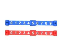 KQFCAZRE 2 Compteurs de Score pour Table de -foot, Tableau de Score pour Enfant de 0 à 9 Ans, Accessoires pour -foot, Rouge et bleu