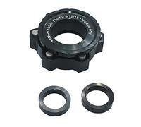 KQFCAZRE Adaptateur de Moyeu de Vélo en 3 Pièces : Bride de Conversion, Rotor de Conversion, Rondelle Filetée et Joint D'axe, Avant 100 à 110