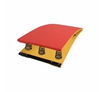 KQFCAZRE Adult Training Jump Board Planche d'Appel Courbée Tremplin de Saut Tapis d'Impulsion Plateforme d'Entraînement, Rouge, Rouge, Modèle Adulte, Six Ressorts