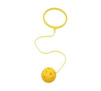 KQFCAZRE Ballon Sauteur pour Enfants, Balle Rebondissante, Corde à Sauter, Jouets de Jardin pour Sauter et Rebondir, Cadeau D'anniversaire pour Enfants et, Jaune