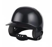 KQFCAZRE Casque de Baseball Enfant Batting Garde Visage Éponge Intérieur Entrées d'air Résistance Chocs pour Enfants Entraînement Collectif, Noir, Adulte