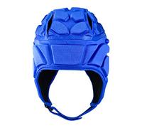 KQFCAZRE Casque de Rugby de Protection Souple, Rembourré en EVA, avec Ventilation et Confort Réglables, Convient Aux Enfants et Aux Adultes, Bleu XL