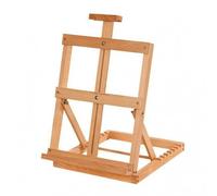 KQFCAZRE Chevalet Pliant Portable Chevalet En Bois Léger Matériel Créatif, W07C - Chevalet De Table Pliable, Hauteur Réglable 44-60 Cm