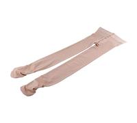 KQFCAZRE Collant Patinage Semi Opaque avec Pieds Ceinture à Boucle Velours Thermique et Extensible Conçu pour Patinage sur Glace Spectacle Entraînement Loisirs, Couleur de Peau, L
