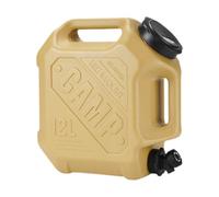 KQFCAZRE Conteneur d'eau Camping Bidon Portable avec Robinet Double Poignées Construction en Résistant Réservoir Distributeur Convient à Rand, Kaki