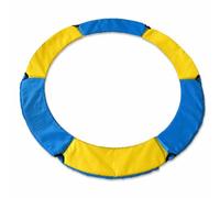 KQFCAZRE Coussin Sécurité Trampoline Résistant à Protection Bordure Trampoline Anti-Déchirure Jeu pour Enfants, Jardin, Jaune Et Bleu Mélangés, Diamètre 1,5 Mètre