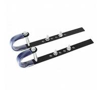 KQFCAZRE Crochets de Panier de Vélo 4x2, Conception Multi-Trous, Support Réglable, Fixation Rapide, pour VTT, Vélos de Ville et Sacoches, 3 pièces