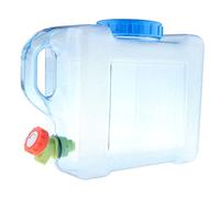 KQFCAZRE Distributeur d'eau Portable Muni d'une Poignée Robuste Récipient à Eau avec Robinet Pompe Pratique Jerrican Grande Ouverture Plastique Alimentaire